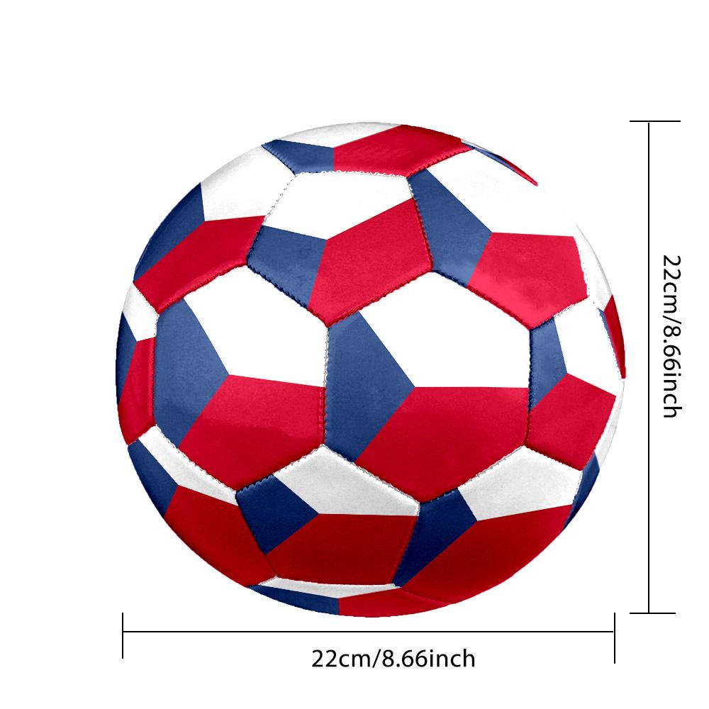 1pc 2026 Classic Flag Soccer Ball Size 5, Machine-stitched, Suitable for Practice Matches/tournament Training Sports, Lightweight and Durable. C7015