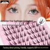Sunflower Faux Mink Eyelashes: Glue-Free, Easy 3-Step Application, Realistic & Super Soft for a Dense Barbie Look