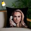 Heiße Sängerin A-Adele 30 Kissenbezug Zuhause Wohnheim Stuhllehne Kurzer Plüsch Doppelseitiger Druck Büro Nickerchen Kissenbezug