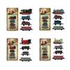 Toy Car Vehicles Retro Steam Train Pull Back Model Train Kids Toys Set Diecast Model Car  Toys for Kids 2 To 4 Years Old