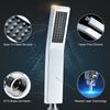 Copper Alloy Chrome-plated Square Hand Shower Set with ABS Hand Shower Stand Stainless Steel Hose Bathroom Shower Accessories