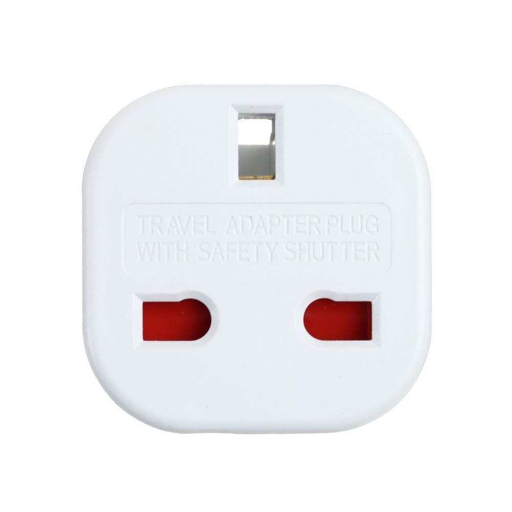 Power Charger UK To EU Converter Wall Socket Outlet Connector Universal Travel Adapter