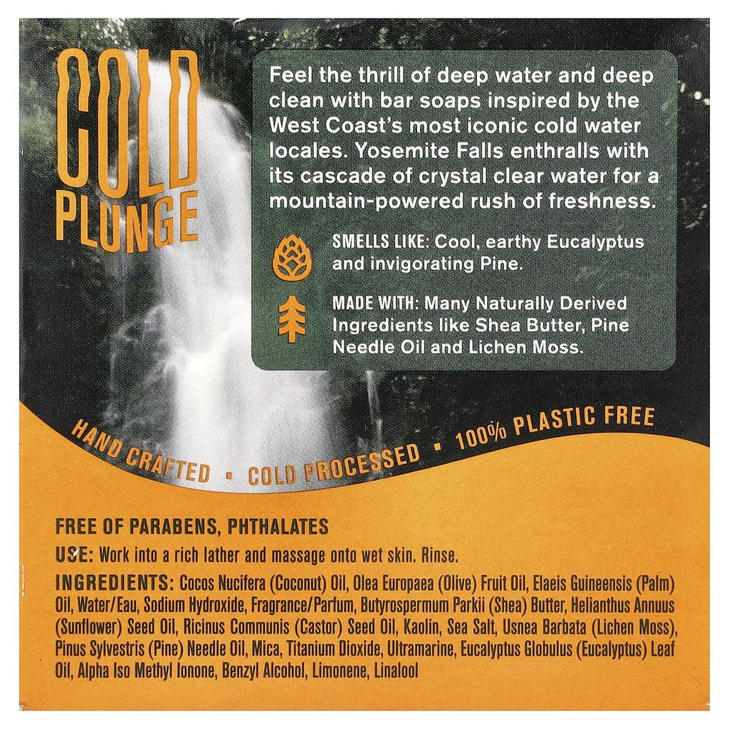 Every Man Jack Bar Soap, Yosemite Falls, 5 Oz (142 G)