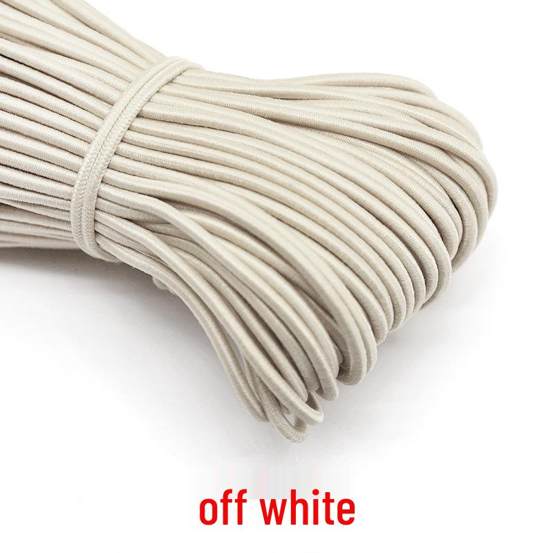 

Черные круглые эластичные шнурки - Высокоэластичные резинки, Цветные тонкие шнурки-аксессуары