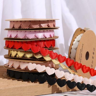 520 Love Polyesterband für Blumensträuße, Geschenkverpackungen und Kuchendekoration