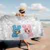 Japan Tokidoki Anime Badetuch Mikrofaser Weich Wasserabsorbierend Atmungsaktiv Für Mädchen Kinder Dekoratives Cartoon Strandtuch