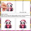 Aug. For Home Decor Christmas Advent Calendar With Santa Hats Acrylic Mini Xmas Tree Panda Pendant For Home& Garden Decorations