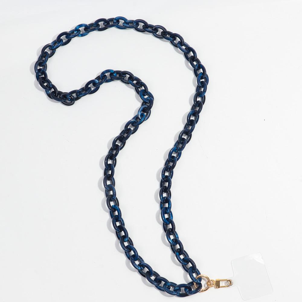 120cm Anti-Lost Colorful Acrylic Phone Chains for Women Portable Rope Neck Strap Cell Phone Chain Accessories Gifts Outdoor