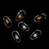10 Pairs Silicone Screw On Nose Pads PVC Aluminium Core Brace For Glasses Support Eyewear Accessories