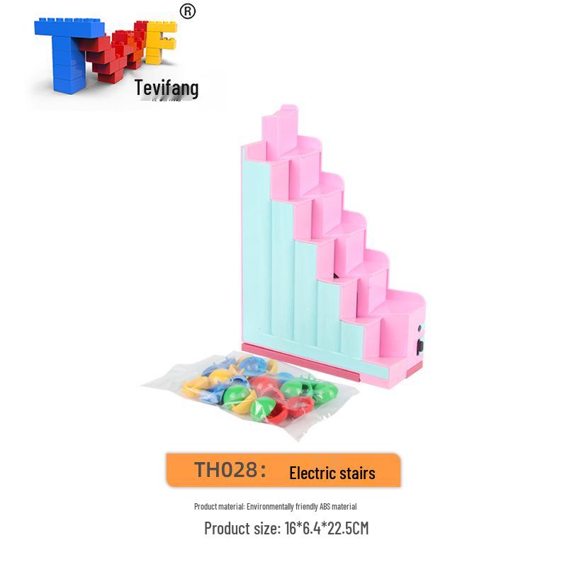 Large Particle Ball Track Building Blocks for Kids