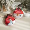 Pleasant Sound Snowman Bell Pendant Santa Claus Christmas Tree Hanging Bells  New Year Gifts
