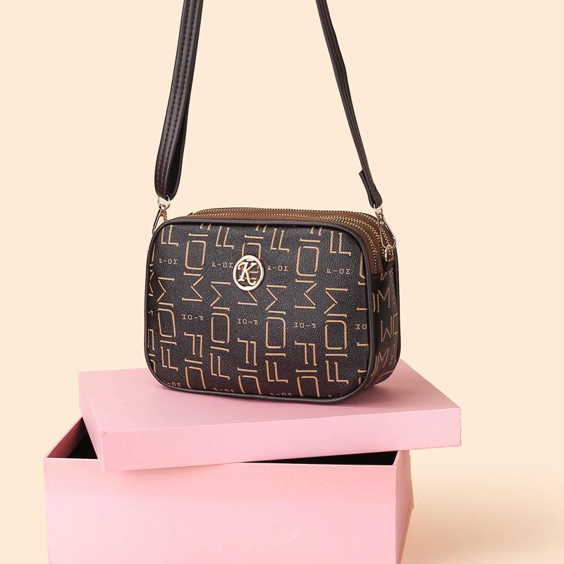 

Сумка-камера для женщин среднего возраста, сумка через плечо, сумка на одно плечо, квадратный шахматный узор, ретро-модная и трендовая женская сумка