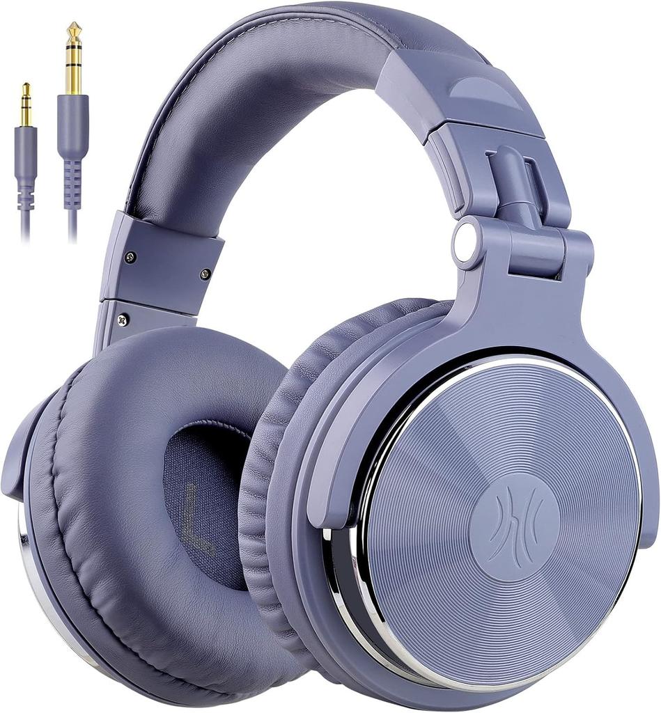 OneOdio Wired DJ Monitor Headphones, Closed-Back, Over-Ear Headphones for Studio Recording, Instrument Practice, Mixing, TV Viewing, Movie Watching, a