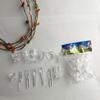13Pcs/Set Mini Transparent Kitchenware Toy Drink Cups Dish Plate Tableware Miniatures Diy Pretend Play Mini Plastic Cup Toy