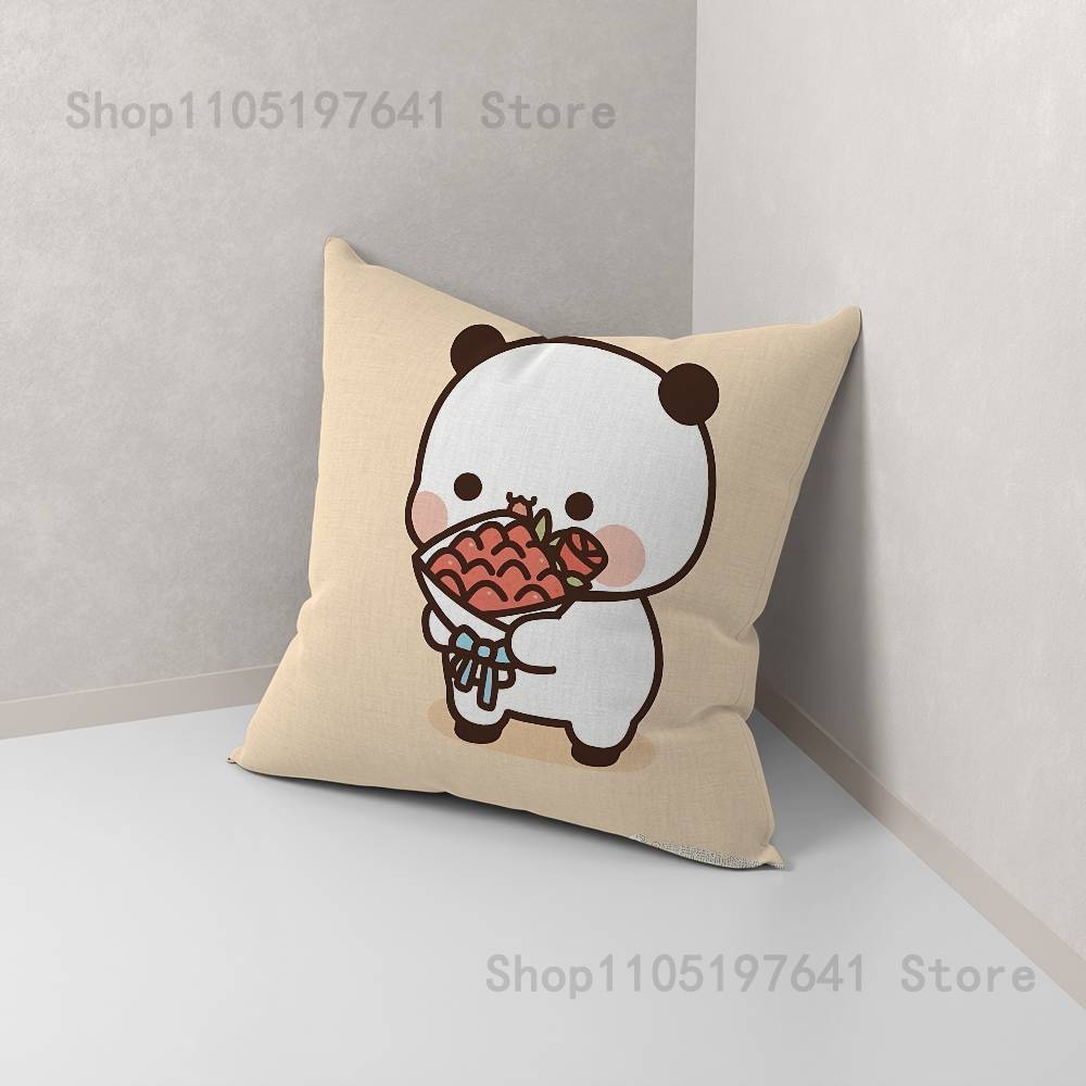 Cartoon Lovely Cute BuBu DuDu Pillow Case For Sofa Decor Car Office Room Printing Cushion Cover Decorations and Protector