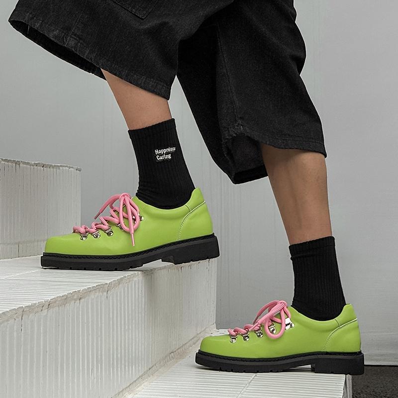 Fashion Trendy men's leather shoes Fashion and personalized styles Office leisure party Outdoor street High quality Derby shoes Daily