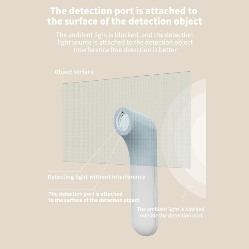 Type C Charging Fluorescent Detector With LCD Screen Lightweight Design For Home Travel Safety Testing Handheld Tester