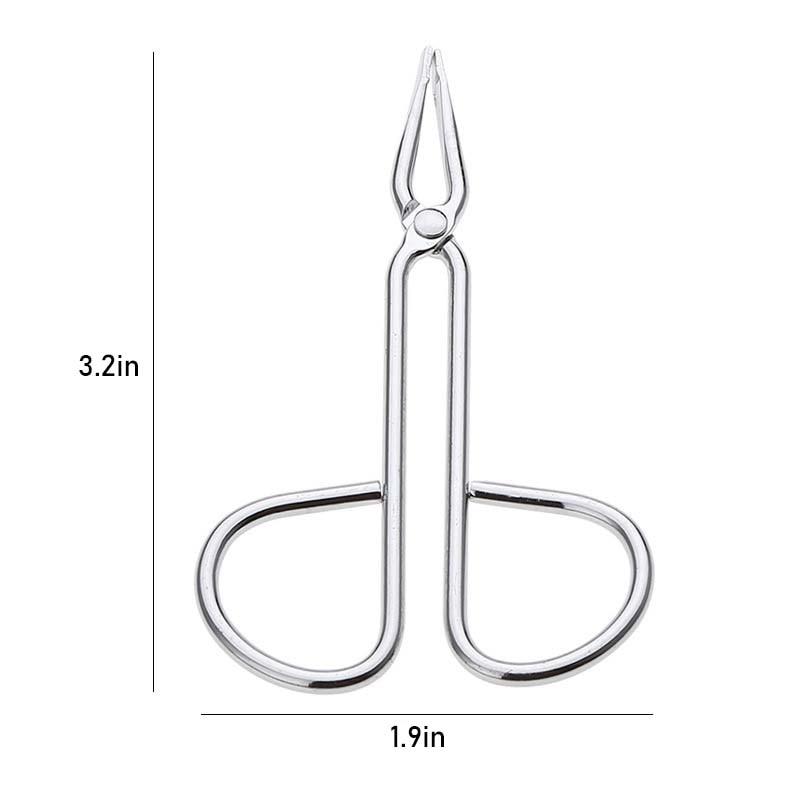 Stainless Steel Eyebrow Clip Beauty Tools Straight Mouth Eyebrow Pliers Normal Specifications
