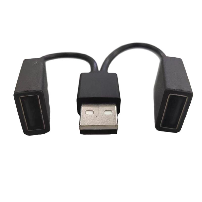 1 In 2 Out Usb Hub Car Usb Splitter Cable Multifunction Adapter Cord Charging Cable For Android Smart Phone