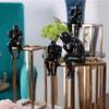 Home Decoration Accessories Thinker Rodin Sculpture Gold Stainless Steel Frame Desk Decoration Crafts Figurines Miniatures