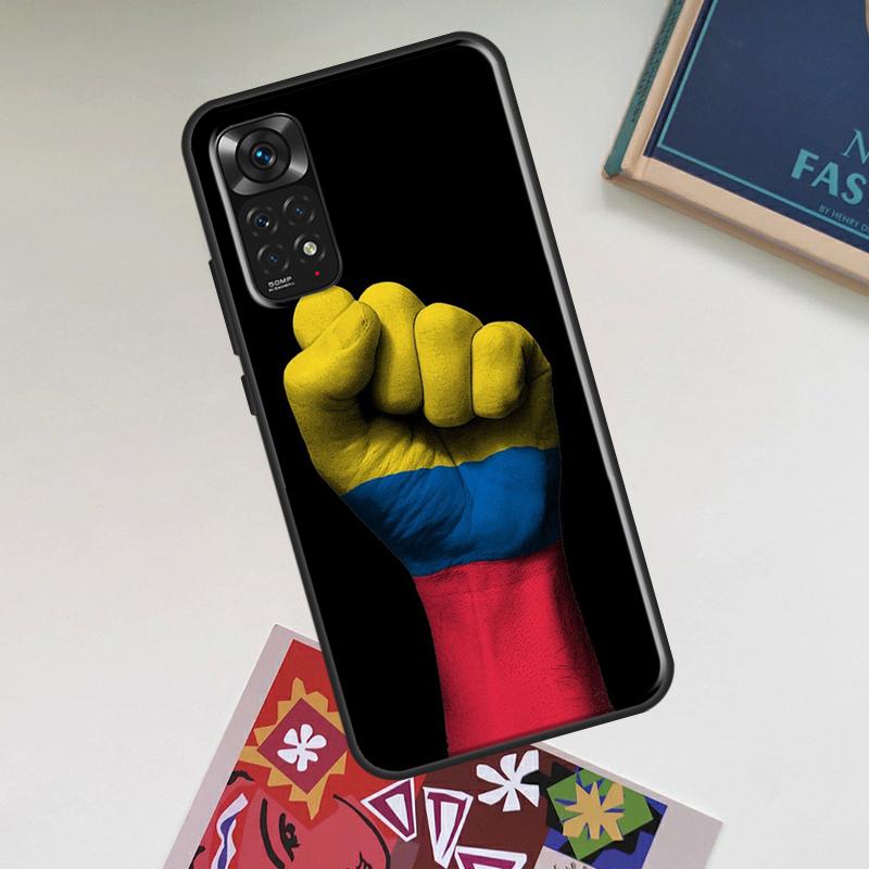 Colombia Flag Case For Xiaomi Redmi Note 13 14 Pro 9 10 11 12 9S 10S 11S 12S Redmi 14C 13C 10C 12C Cover