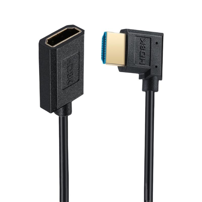 2.1 HDTV-compatible Video Cable Supports 8K at 60Hz and 4K120Hz for Cameras Laptops Screens Extension Cord