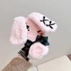 For IPhone17 16 Pro Max 15 14 13 12 11 Bow Tie Maid Bunny Plush Phone Case Fall Winter Cute Phone Protective Jacket