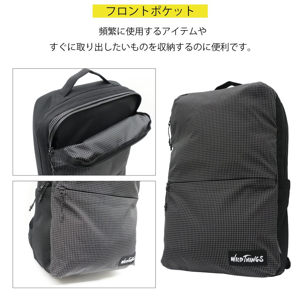 Wild Things Black One PC A4 with Harness X-PAC Backpack, WT-380-1172, Men's, (Spectra), Size, Business, Storage, Size,