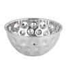 ZISIZ Hammered Stainless Steel Multipurpose Kitchen Bowl
