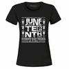 Juneteenth Celebrate Black Freedom Women's T-Shirt Black Lives BLM Shirts