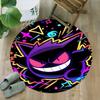 1pc Gengar2 Print Round Carpet Chair Round Carpet Suitable for Bedroom Living Room Home Decorative Carpet
