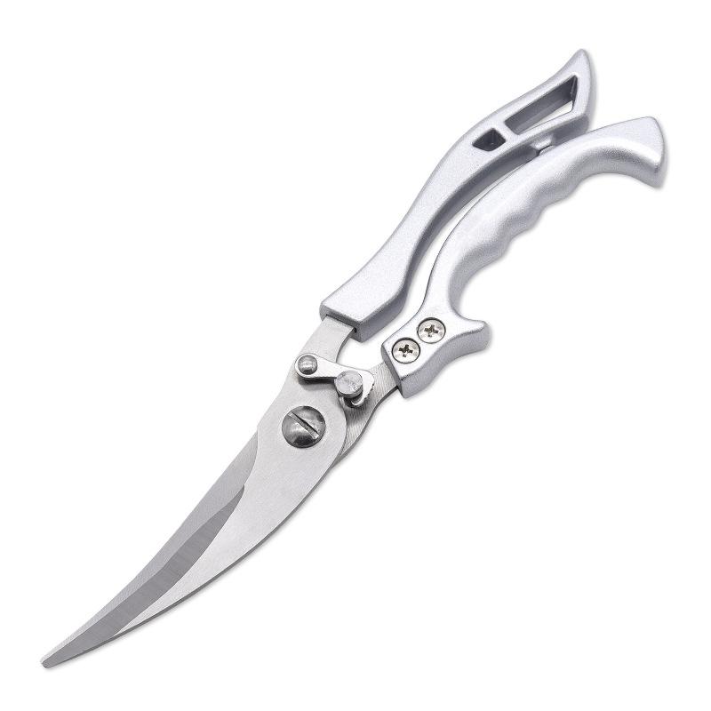 Household Stainless Steel Barbecue Vegetables Shear Aluminium Alloy Handle Powerful Chicken Bone Scissors Kitchen Shaer