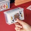 1/3/4pcs Playing Card Box, Clear Deck Case, Two Poker Images Can Be Placed (NO Cards) Christmas, Halloween, Thanksgiving Gift