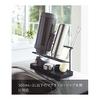 Yamazaki Jitsugyo Wide Jug Bottle Stand Black Approx. W32XD12XH17cm Tower Tower Water Bottle Stand Drainer Rack 5410