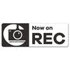 Window [Now On REC] Reflective Magnet Sticker, Car Recorder Sticker, Reflective Slim Type