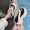 2025 EVA-Flip-Flops mit dicker Sohle für Damen: Rutschfeste, höhenverstärkende Sommer-Mode-Plateauschuhe
