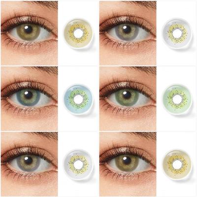 BeNatural Color Contact Lenses For Eyes Makeup Cosmetic Colored Contact Lens 1 Pair Yearly Eye Lens Contact Lenses