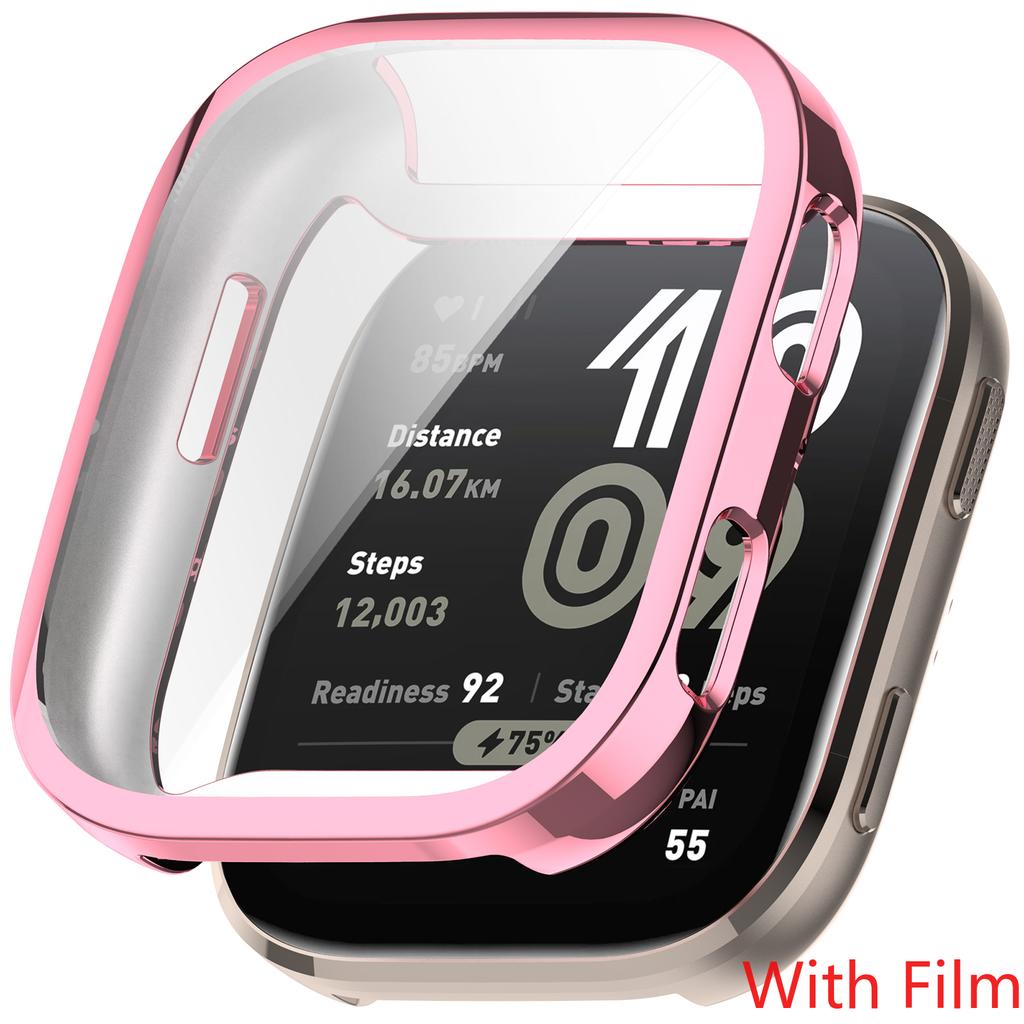 Pouzdro na PC + Sklo pro Amazfit Bip 6 Ochranná fólie proti poškrábání Nárazník Tvrzené sklo Kryt chrániče obrazovky pro Amazfit Bip6 Příslušenství