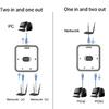 2-Port 10/100/1000Mbps Netzwerk RJ45 LAN CAT6 Netzwerk-Switch für Switch