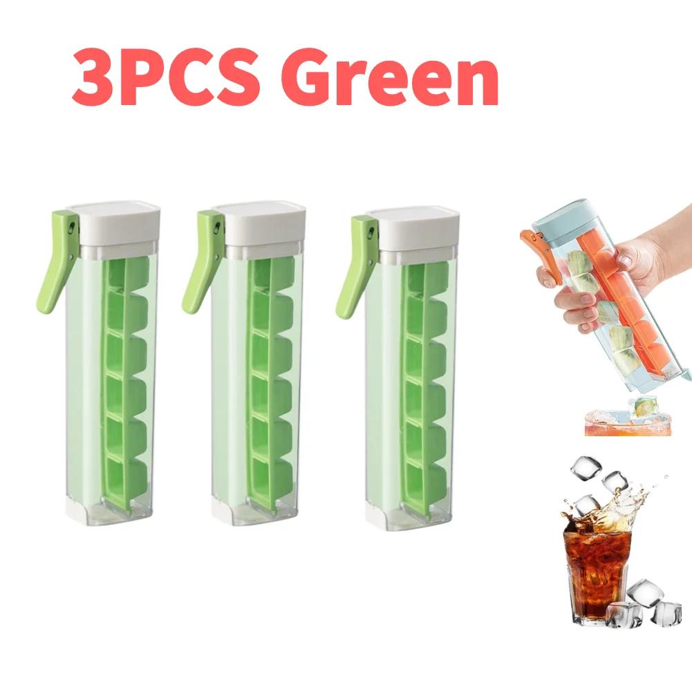 1-5PCS One-handed Pressing Ice Latticeasy Push and Pop Out Cube Ice Maker Home Creative Ice Mould Homemade Small Ice Moulds