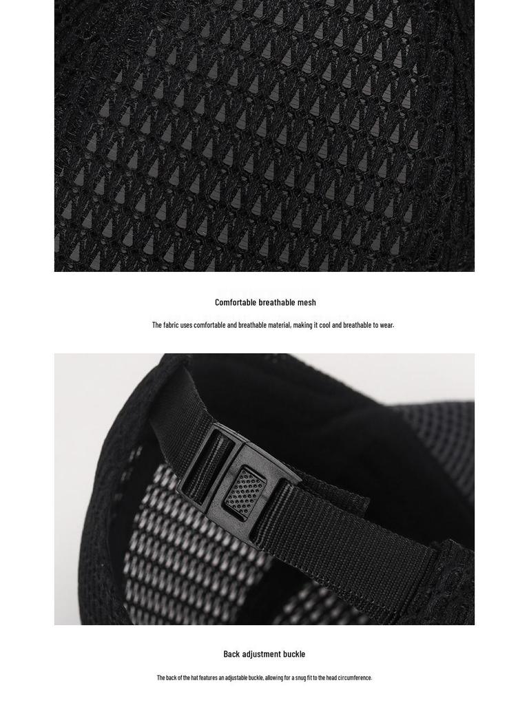 Men's Summer Mesh Baseball Cap - Breathable Sun Protection for Outdoor Travel and Fishing