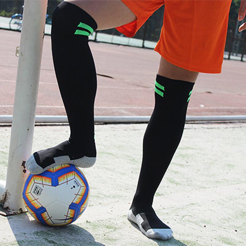 Sport Hosiery Men Knee High Athletic Socks Football Soccer Socks Men's Nylon Sports Socks