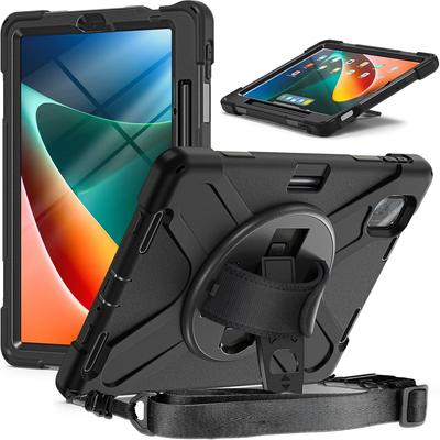 Funda para Xiaomi-MiPad 5 6 7 8 Pro Redmi Pad 2 SE Soporte para Stylus y Soporte Plegable Portátil Resistente Funda Híbrida a Prueba de Golpes Asa Giratoria Hombro