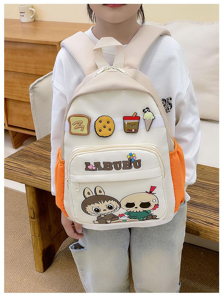 Adorable New Labub Children's Backpack Cute Kindergarten Cartoon Bag For Kids Ages 3 To 10
