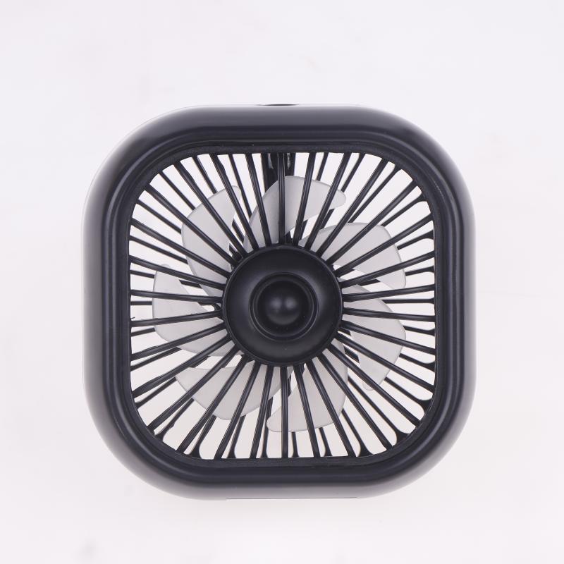 1 Piece 3 Speed Car Air Outlet Fan Usb Cooling Fan With Color Changing Light Car Rear Seat Heat Dissipation Car Accessories