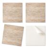 Pack of Vinyl Tiles Easy Installation Natural Wood Texture 20x20x20 Cm