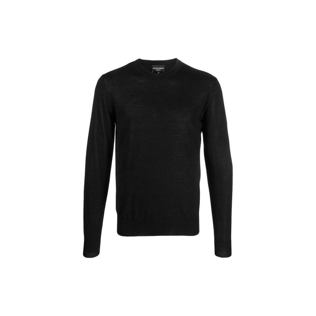 EMPORIO ARMANI Logo Embroidered Crewneck Jumper 8N1MV5-1M67Z-0999