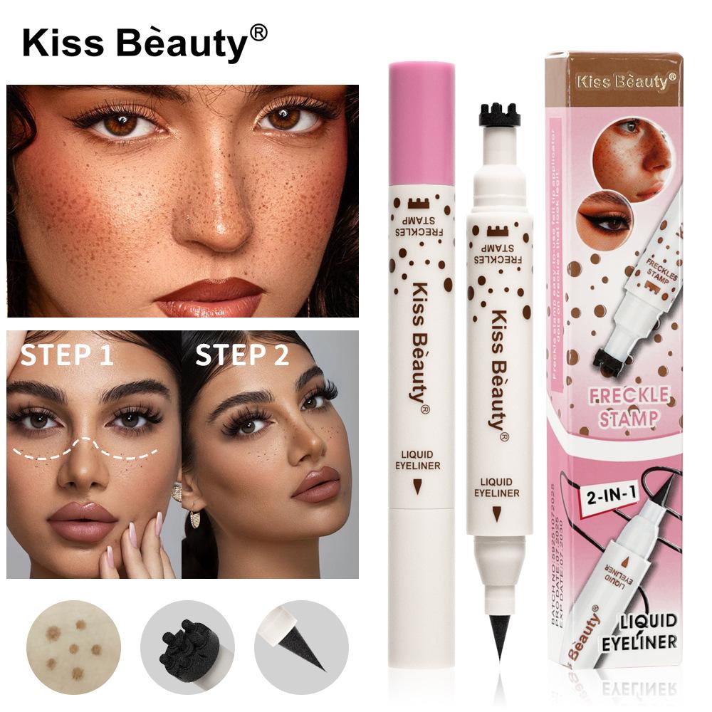 Kissbeauty's neuer wasserfester natürlicher Simulations- Sommersprossen-Eyeliner schweißfester schnelltrocknender Make-up