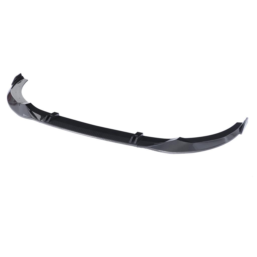 Front Bumper Lip Chin Spoiler Diffusers Shovels Protector Fits for A6 S6 C8 19 21Carbon Pattern
