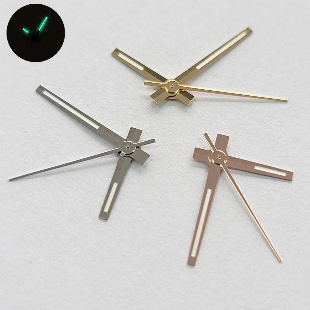 8*12*12.5mm NH35 Hands Rose Gold Silver Gold Watch Hands Green Luminous For NH35/NH36/4R/7S Movement Watches Pointers